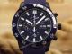 New IWC Aquatimer Chrono Quartz Copy Watch - Blue&White Bezel Black Case (8)_th.jpg